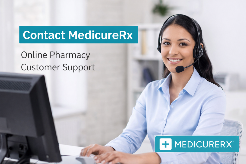 contact MedicureRx online pharmacy support